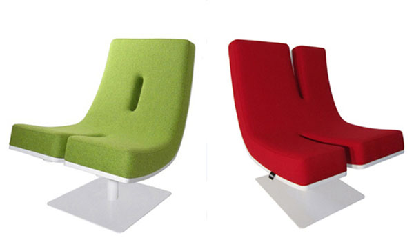 Разноцветные кресла в форме букв от Tabisso