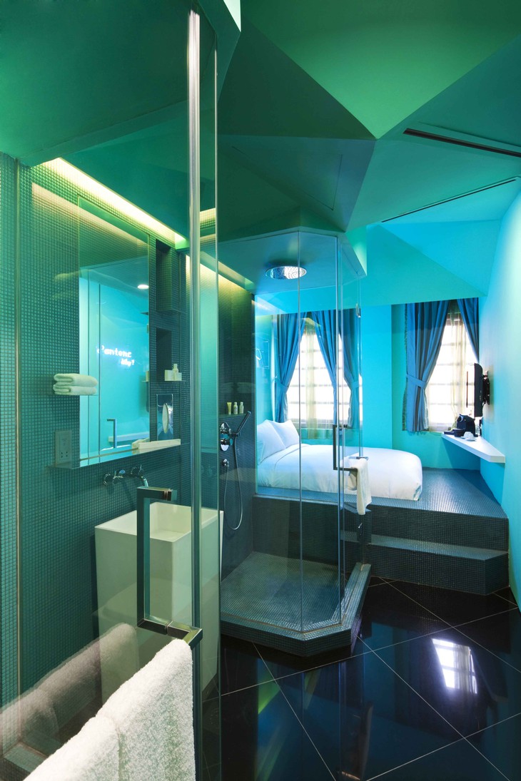 Номер с ванной в отеле Hotel Wanderlust в Сингапуре
