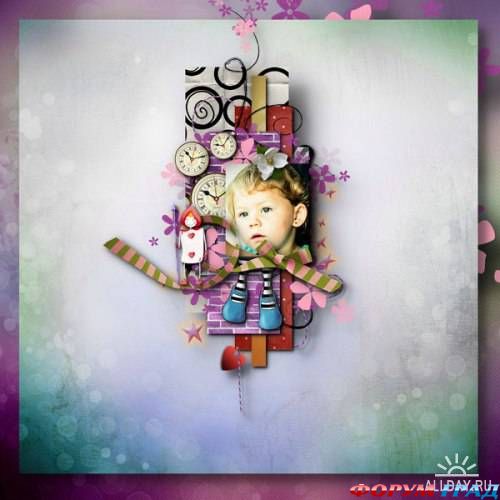 Детский скрап-набор. Alice? Детский скрап-набор. Alice?