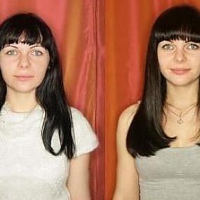 Наращивание волос до и после