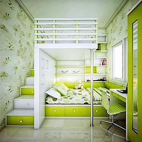 lime-green-kids-room