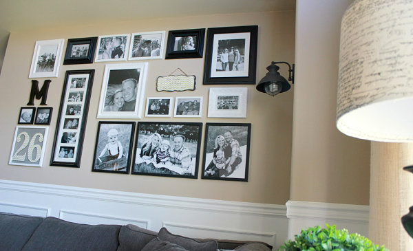 monogram-letter-family-picture-gallery-wall