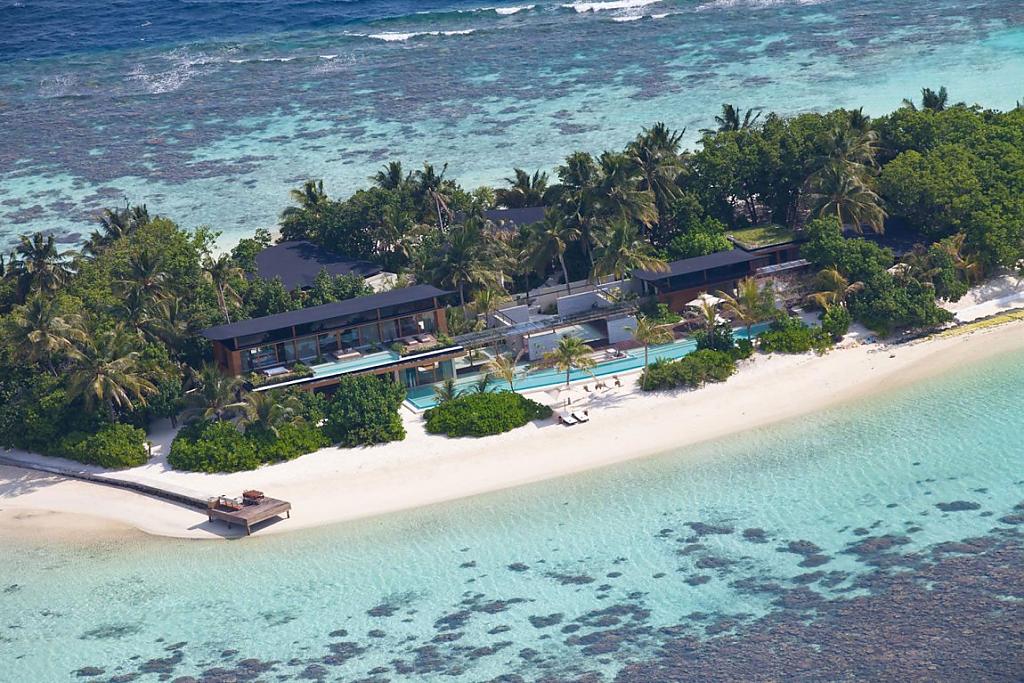 Частный остров на Мальдивах