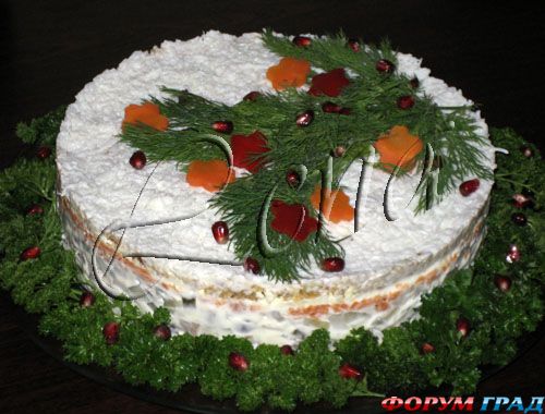 новогодний салат