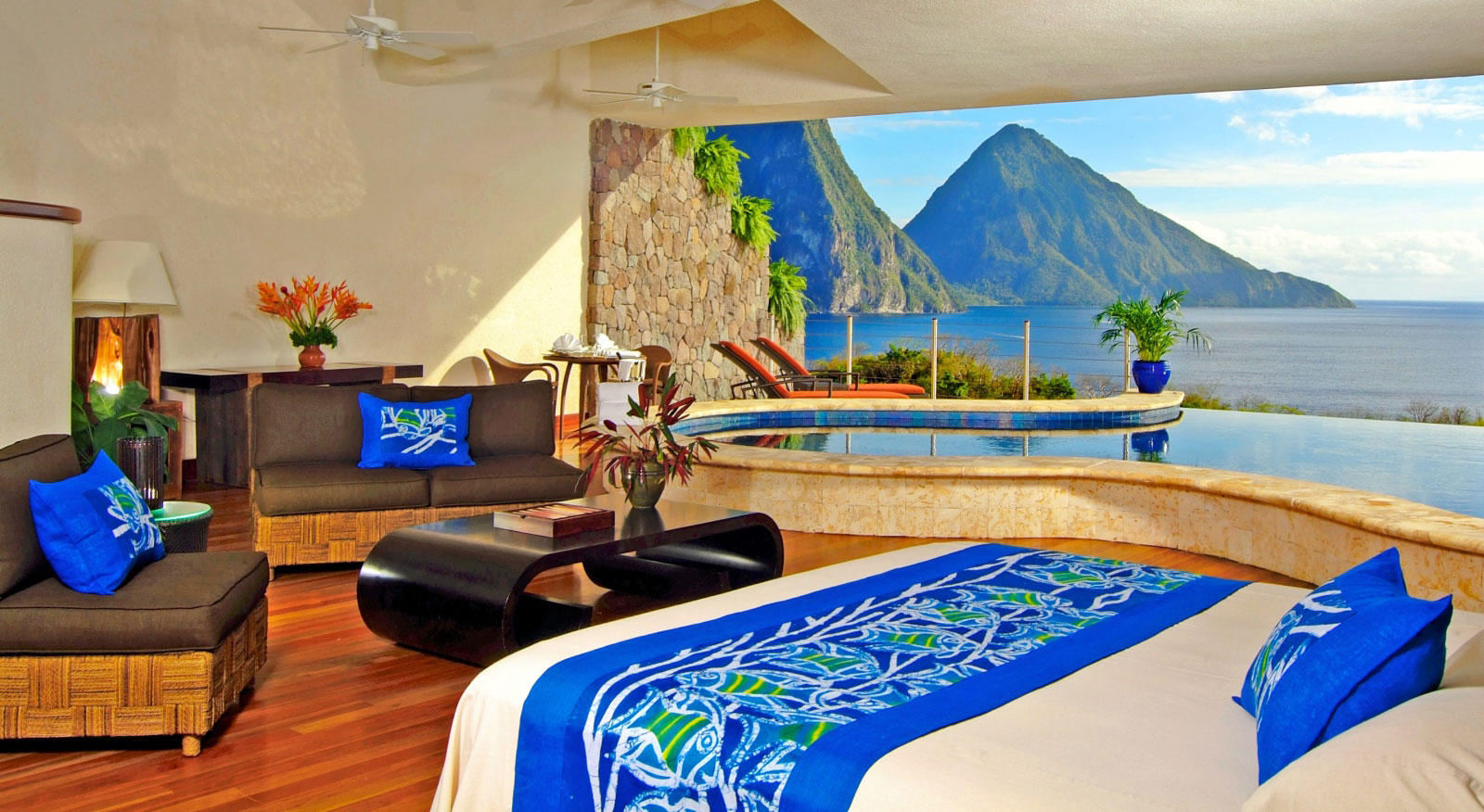 Курорт Jade Mountain, Кастри, Сент-Люсия