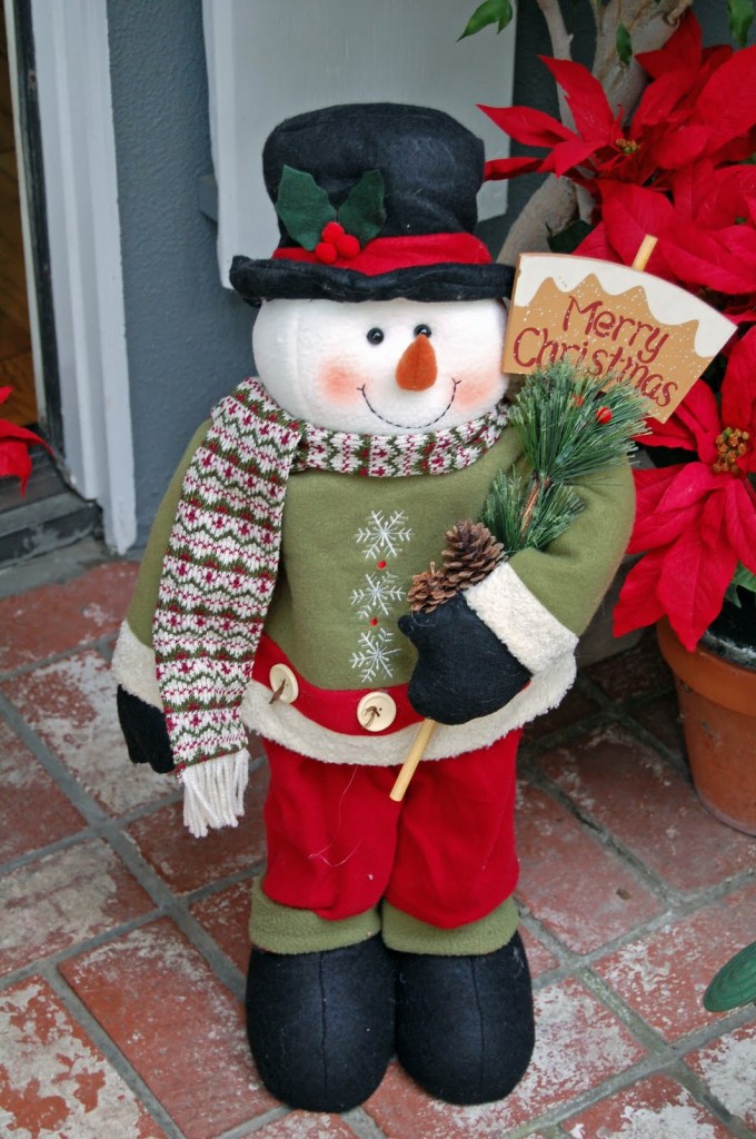 Снеговик для рождественского декора