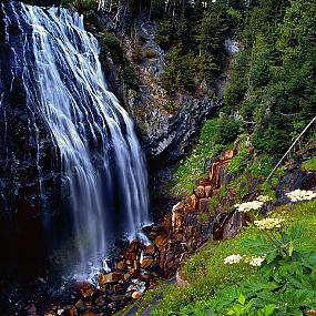 narada falls mount rainier national forest was48