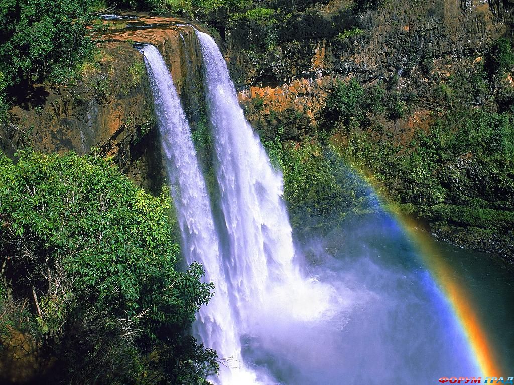 wailua falls kauai hawaii - 1600x1200 - id 84