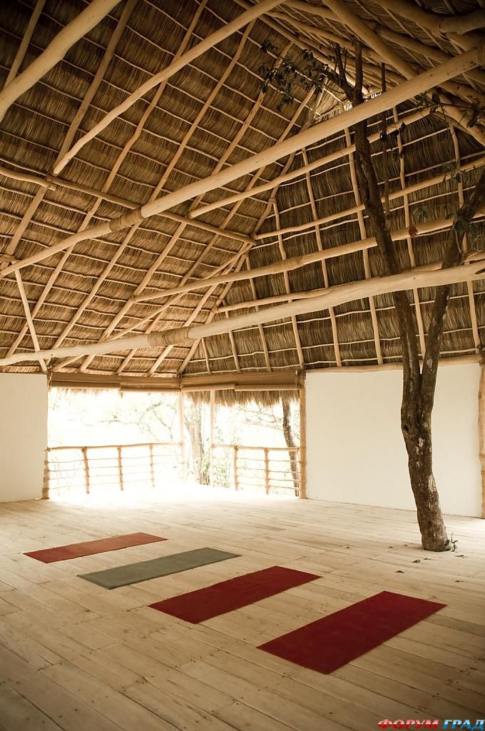 Комната для йоги в отеле Xinalani Retreat