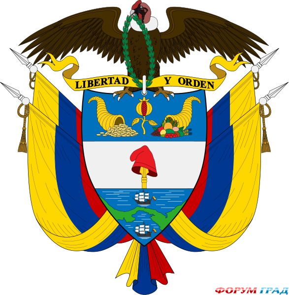 герб колумбии фрукты