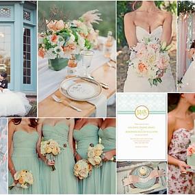 aqua-and-peach-wedding-inspiration