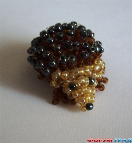 ежик из бисера