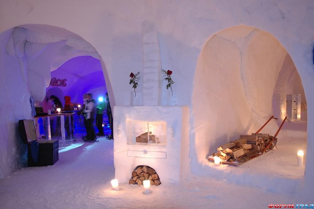 В отеле Iglu-Dorf