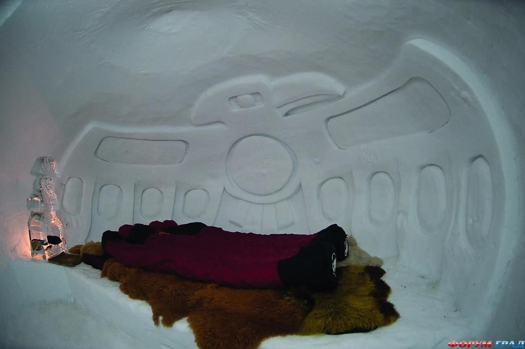 Номер в отеле Iglu-Dorf