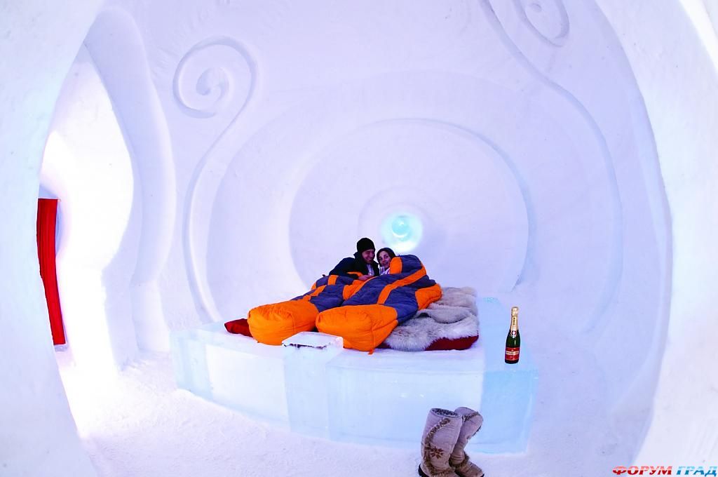 Номер в отеле Iglu-Dorf