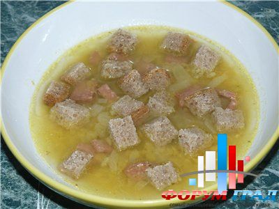 Суп из чечевицы.