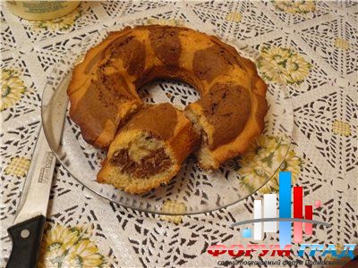 Полосатый кекс