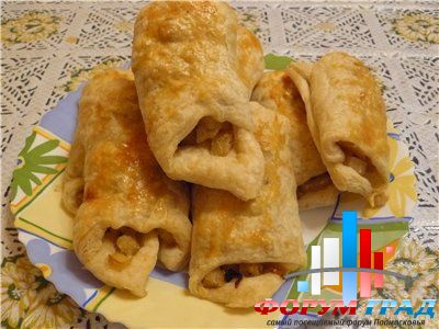 Слоёные кулёчки с сюрпризом.