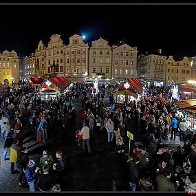 Прага, рождественский базар на Староместской площади
