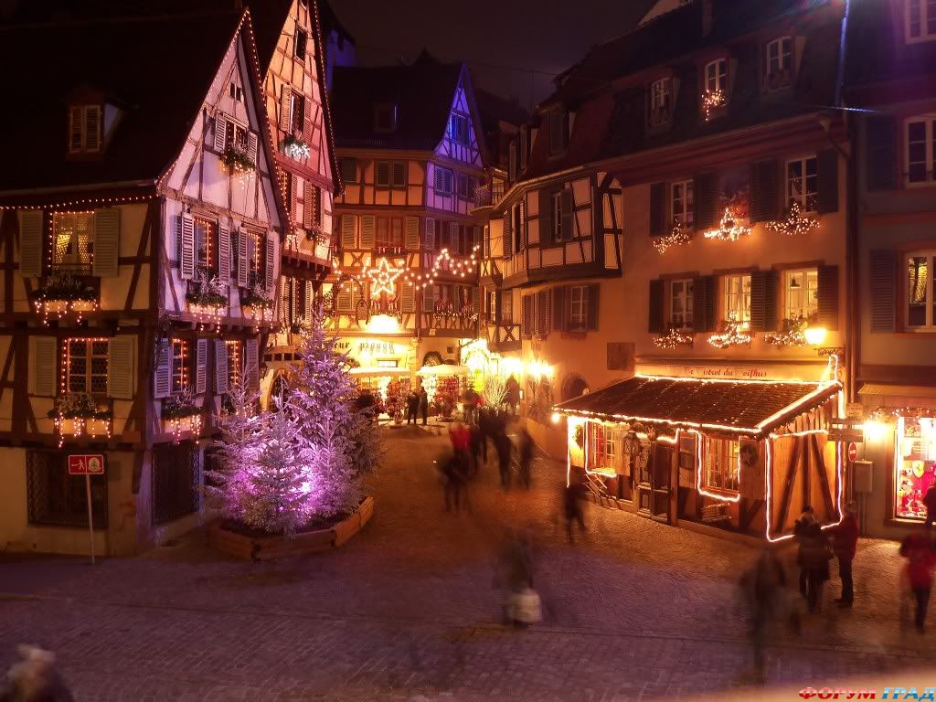 Рождественский базар в Эльзасе