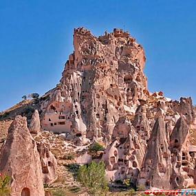 Пещерный монастырь в Каппадокии, Турция 