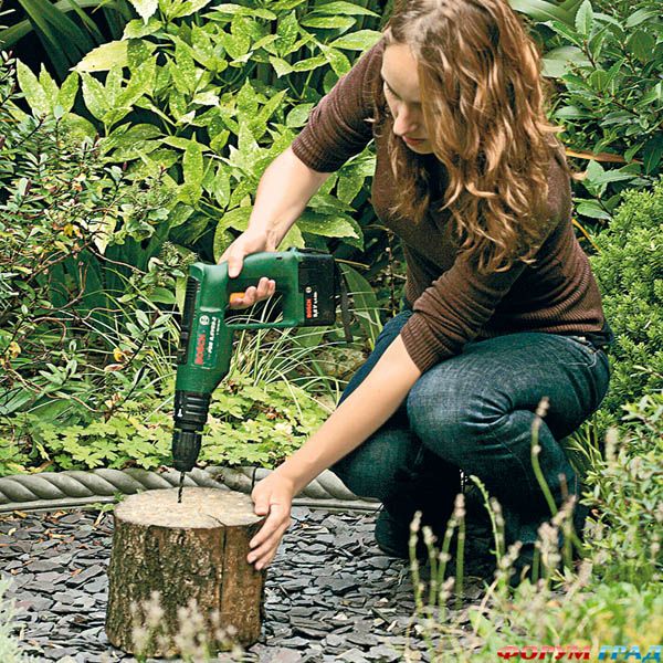 Сверлим отверстия в торцах