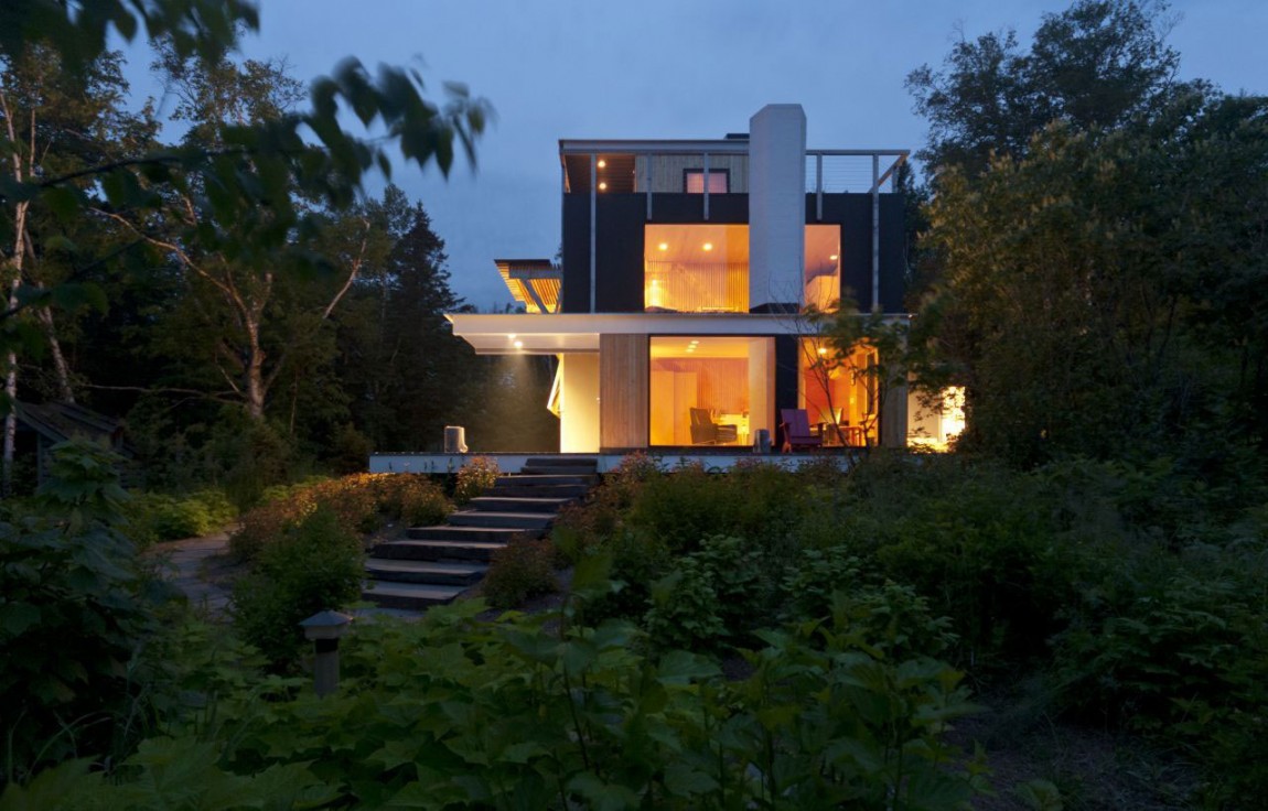 Частное жилое здание Rierson Cabin от студии Salmela Architect, Тофт, штат Миннесота, США