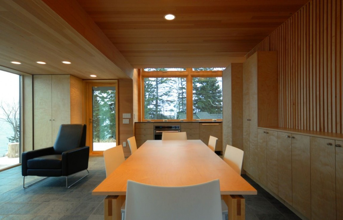 Частное жилое здание Rierson Cabin от студии Salmela Architect, Тофт, штат Миннесота, США