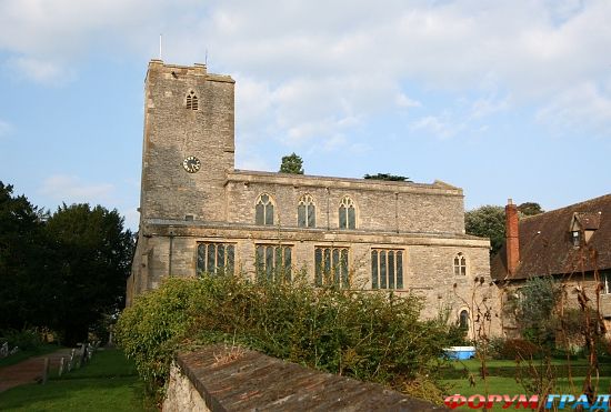 Церковь Св. Марии в деревне Дирхерст/Deerhurst Church