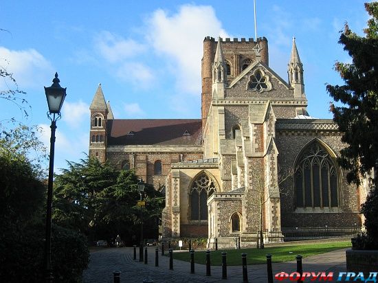 St Albans Cathedral/Сент-Олбанс собор