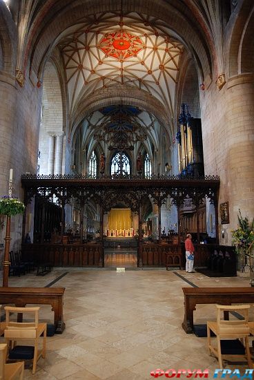 Tewkesbury Abbey/Приходская церковь Св. Марии Девы