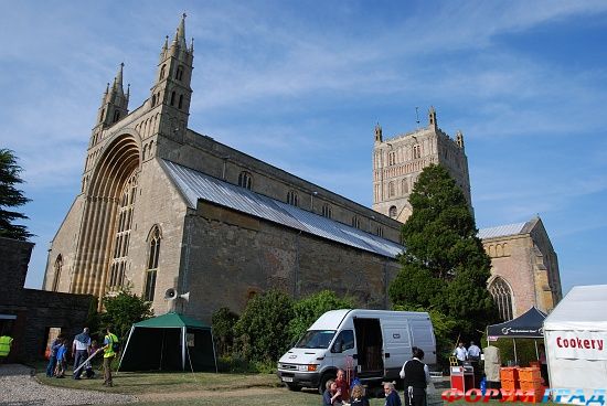 Tewkesbury Abbey/Приходская церковь Св. Марии Девы