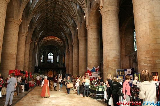 Tewkesbury Abbey/Приходская церковь Св. Марии Девы