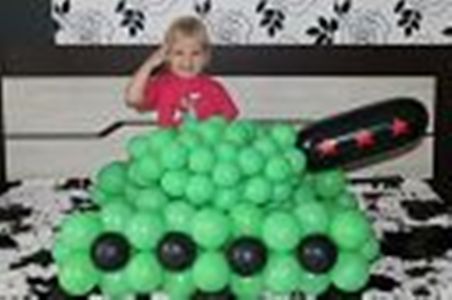 Танк из шаров