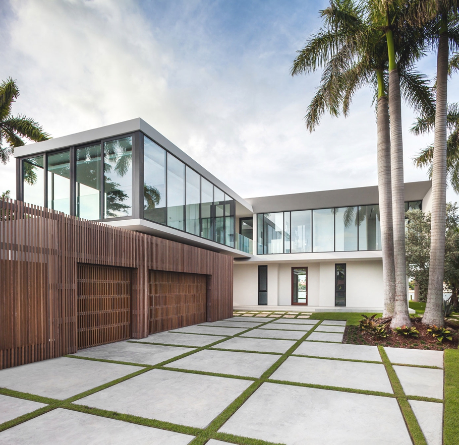 Красивый внешний вид виллы Villa Fendi от rGlobe architecture