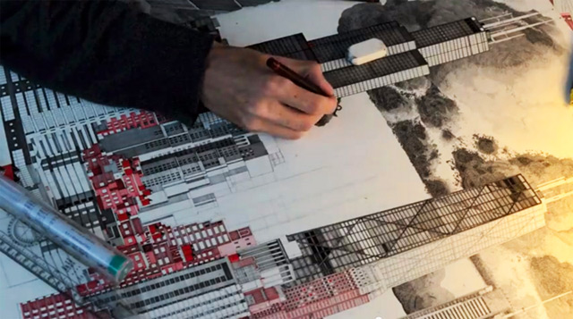 architectural drawing happiness car-07