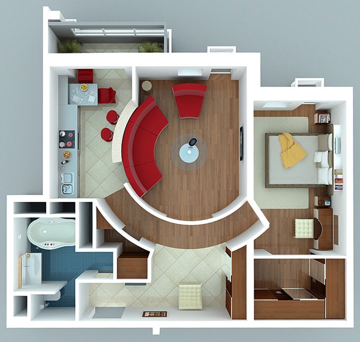 bedroom apartmenthouse plans-08