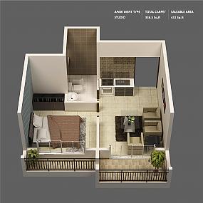 bedroom apartmenthouse plans-11