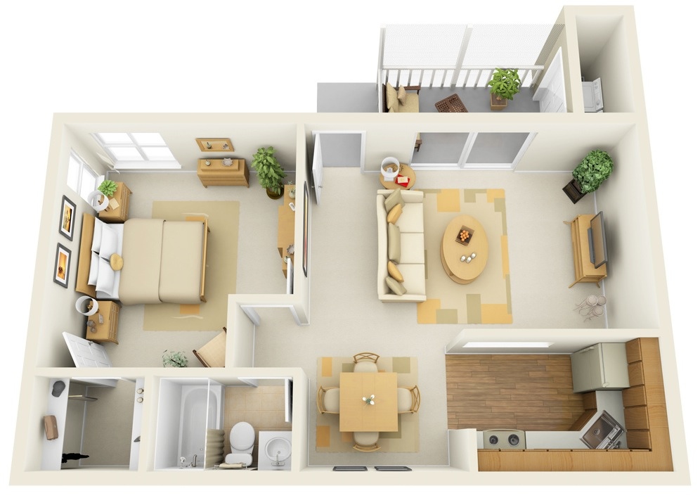bedroom apartmenthouse plans-14