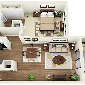 bedroom apartmenthouse plans-15