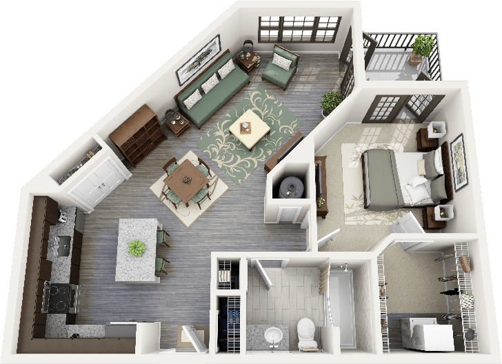 bedroom apartmenthouse plans-23
