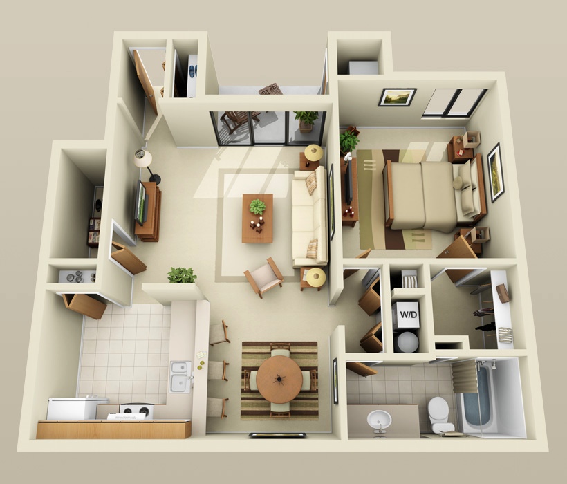 bedroom apartmenthouse plans-27