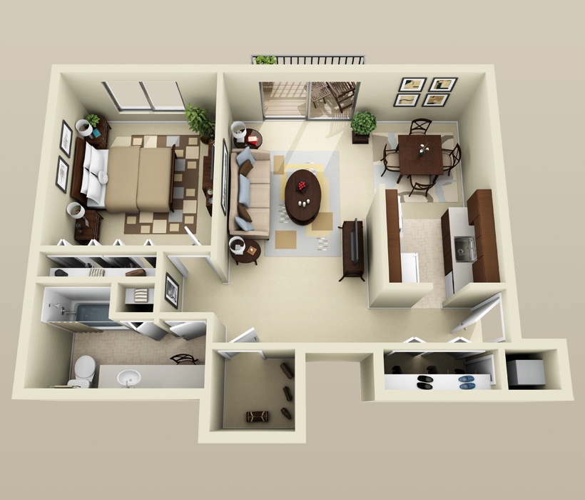 bedroom apartmenthouse plans-28