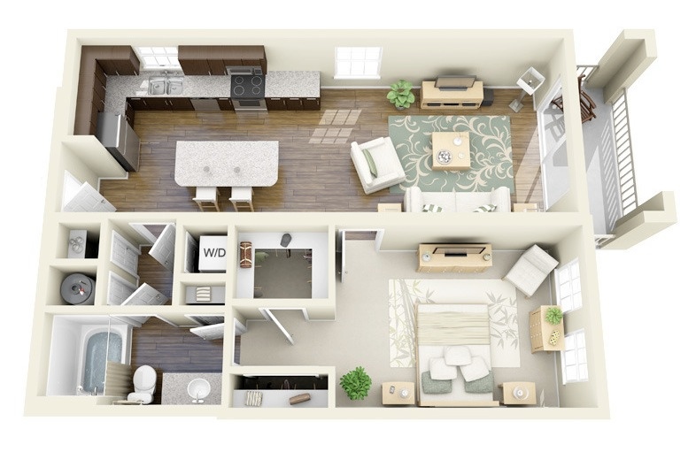 bedroom apartmenthouse plans-30