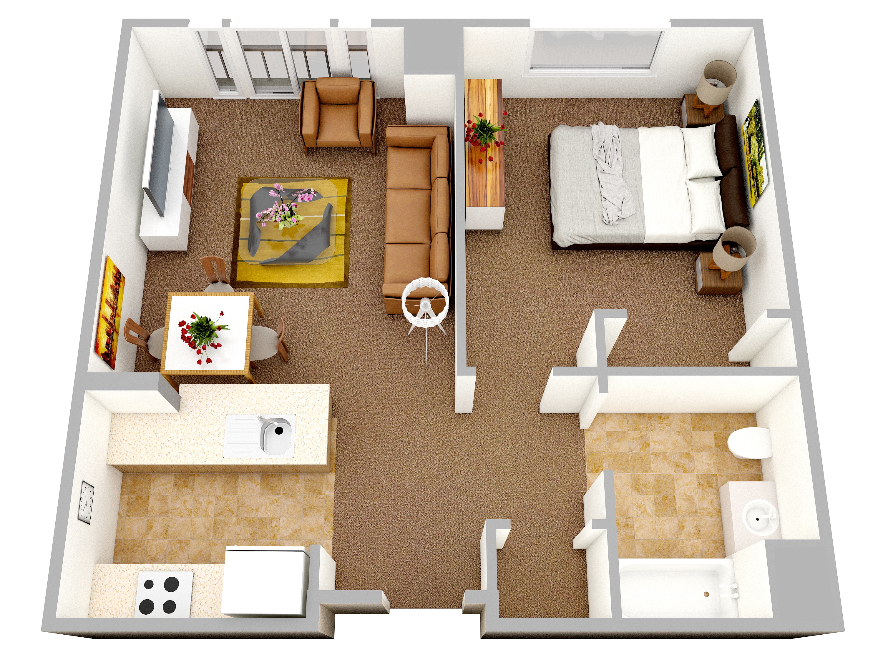 bedroom apartmenthouse plans-31