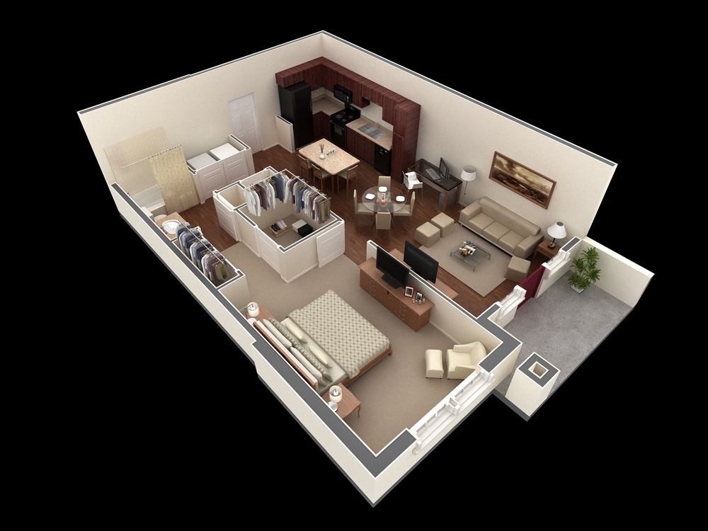 bedroom apartmenthouse plans-37
