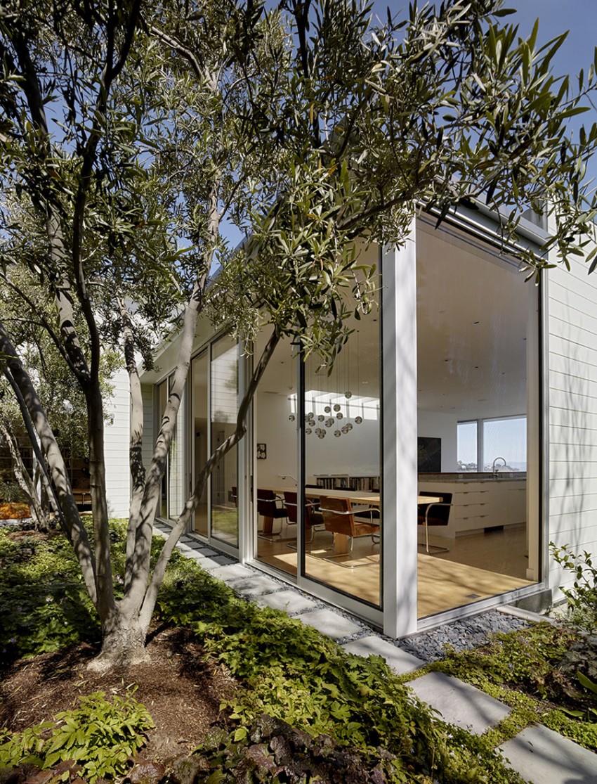Озелененние в округе дома Sausalito Hillside Remodel от Turnbull Griffin Haesloop Architects