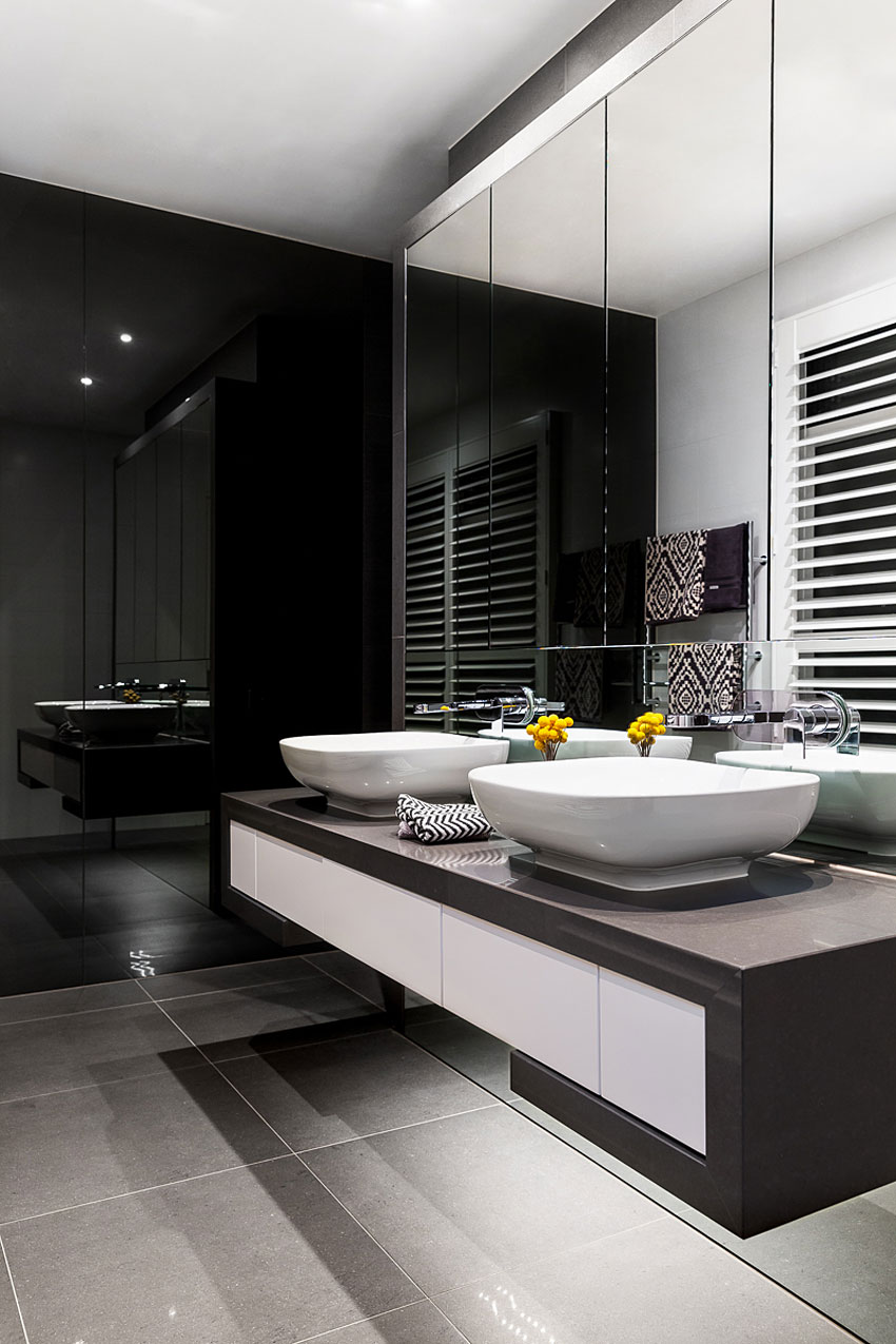 Дизайн ванной особняка Malvern East от архитектурной компании Canny