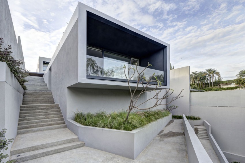 Особняк LA House цветы от Elias Rizo Arquitectos