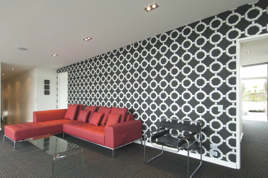 Гостиная комната особняка Dixon House от Designgroup Stapleton Elliott
